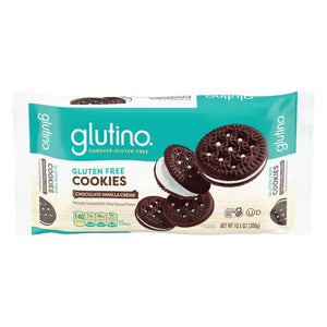Glutino Chocolate Vanilla Creme Cookies - GlutenFreePalace