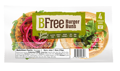 Bfree 4 Stone Baked Wholegrain Pita Bread 220g