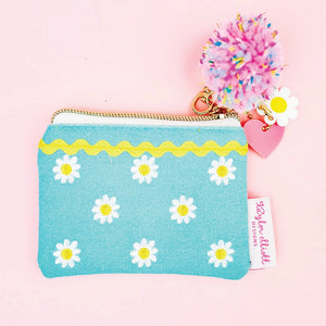 Mini Daisy Darling Cardholder Keychain Pouch - So Chic Boutique 