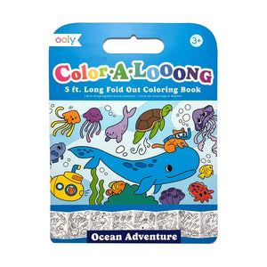 Color-A-Loong 5' Fold Out Coloring Book - Ocean Adventures - So Chic Boutique 