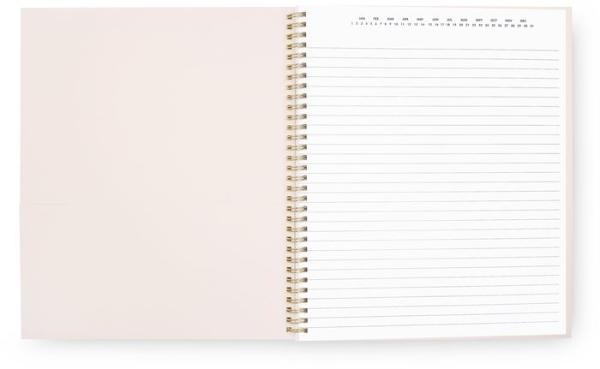 Gold Dot with Script Large Spiral Notebook (Kate Spade) – So Chic Boutique