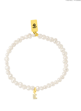 Pearl Identity Bracelet Gold