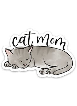 Cat Mom Sticker