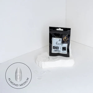 Almond Medium Gelip Refill Pack - 25pc - Blyss Nail Supply