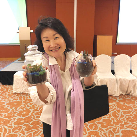 Lush Glass Door hosted a corporate terrarium workshop for Singapore General Hospital SGH annual staff retreat 10