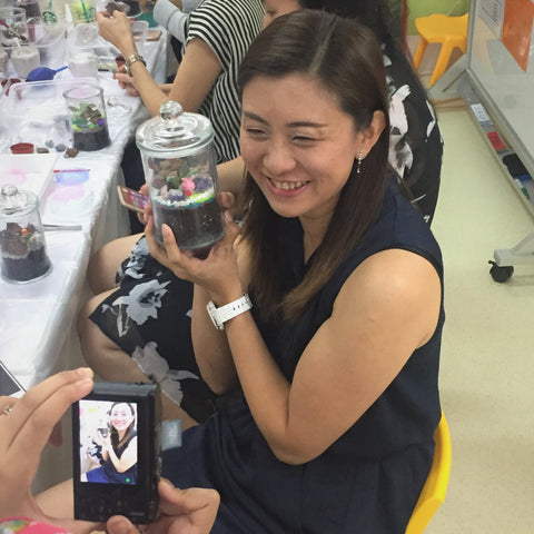 Build A Terrarium Workshop for Teachers at Cherie Hearts Bedok Central