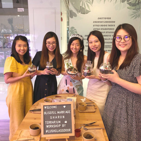 Bridal Party Hen's Night Terrarium Workshop Activity