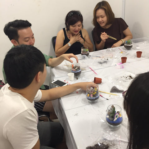 Corporate Team Bonding Terrarium Workshop With BNY Mellon