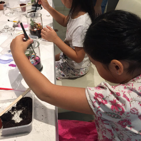 Private Terrarium Workshop for Birthday Party