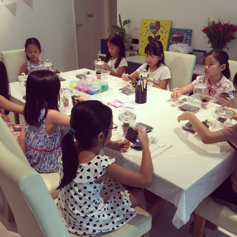 Private Terrarium Workshop for Birthday Party