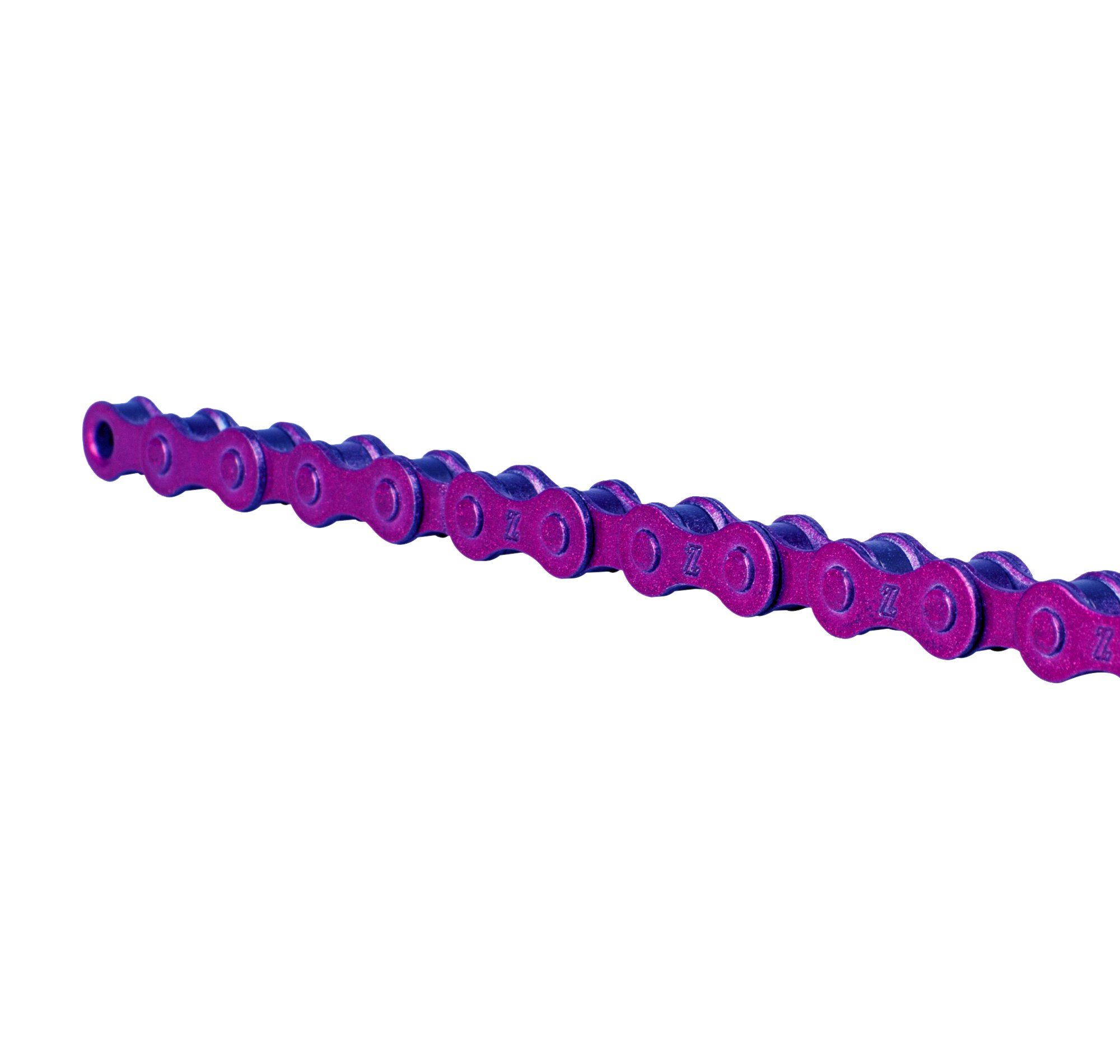 purple bike chain