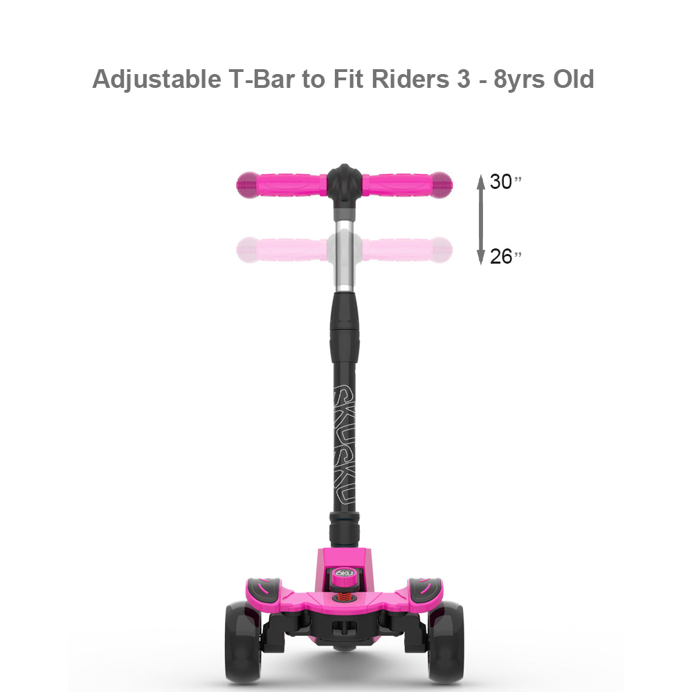 pink scooter for 3 year old