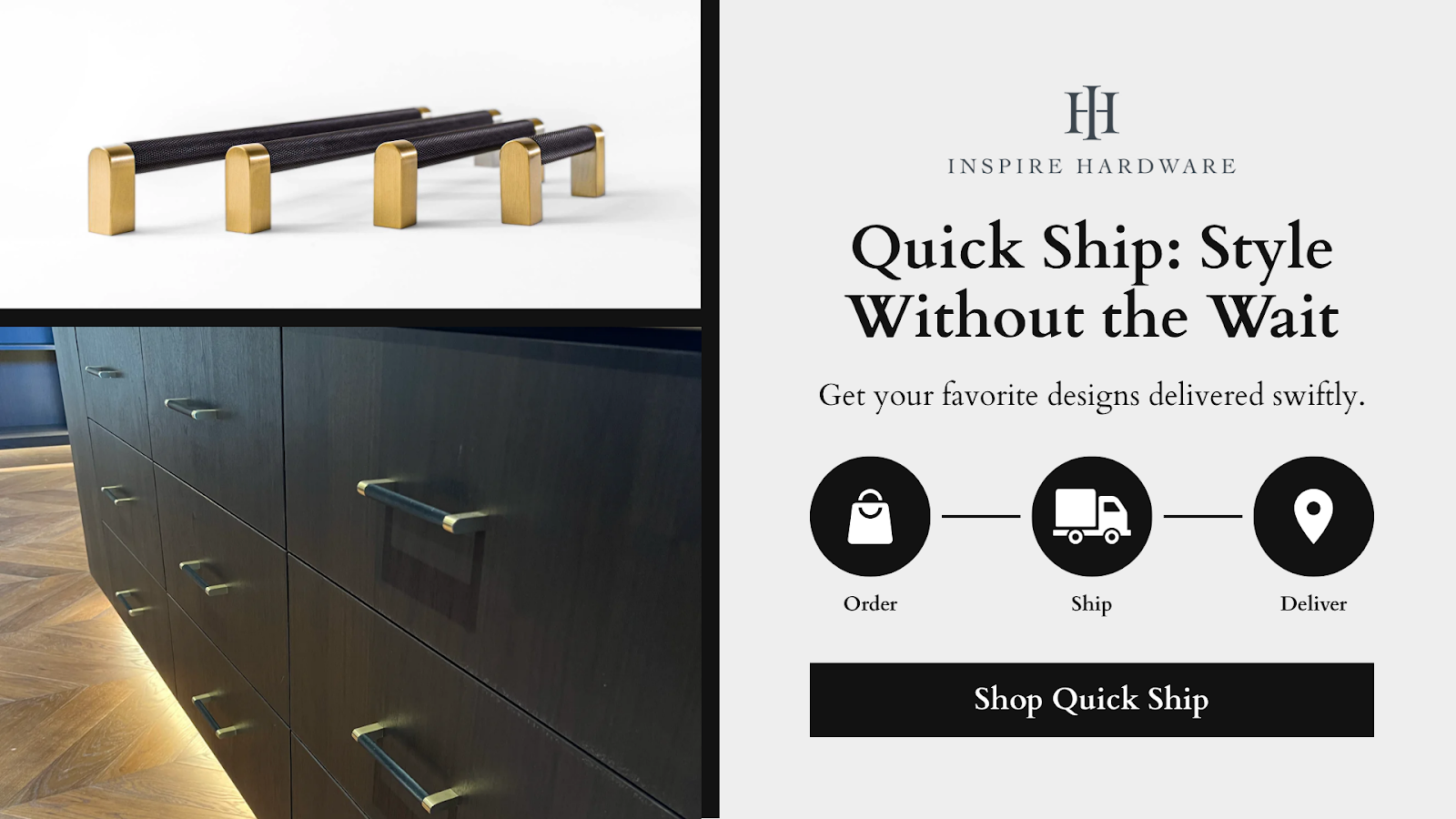 Quick Ship Options From Inspire Hardware