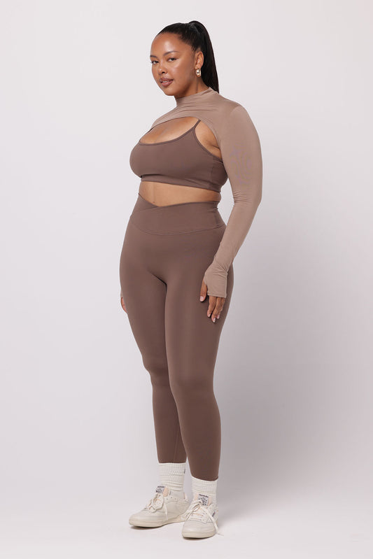 Bandeau Bodysuit  Coffee Bean – SASKI