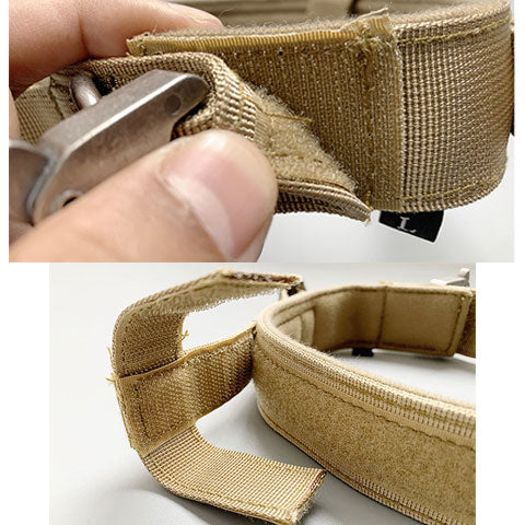 Strong dog collar - military-style with close-control handle