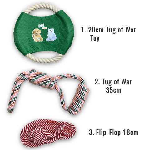 Dog Toys multi pack rope