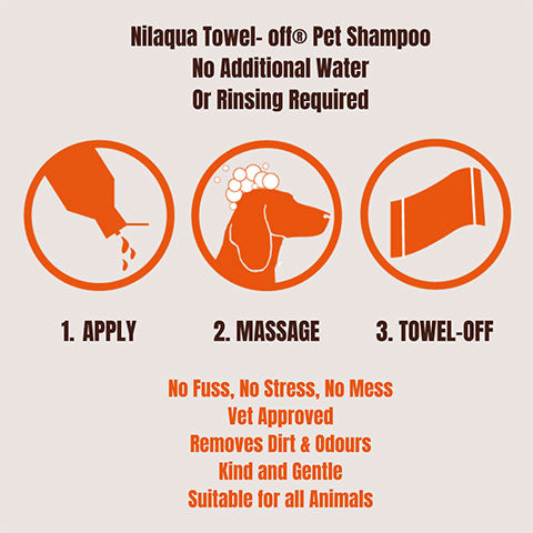 waterless dog shampoo - how to use