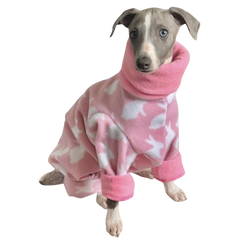 whippet fleece jumper with legs also suitable for greyhounds and iggy greyhounds