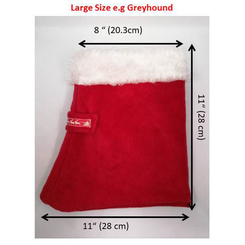 Greyhound Christmas Santa Snood