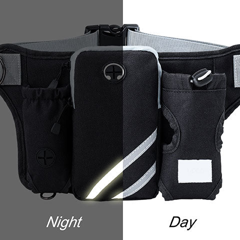 utility belt has reflective strips for safety