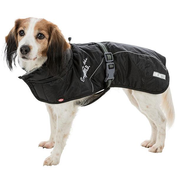 Dog Coat with Harness Hole & Bodyheat Reflective Lining