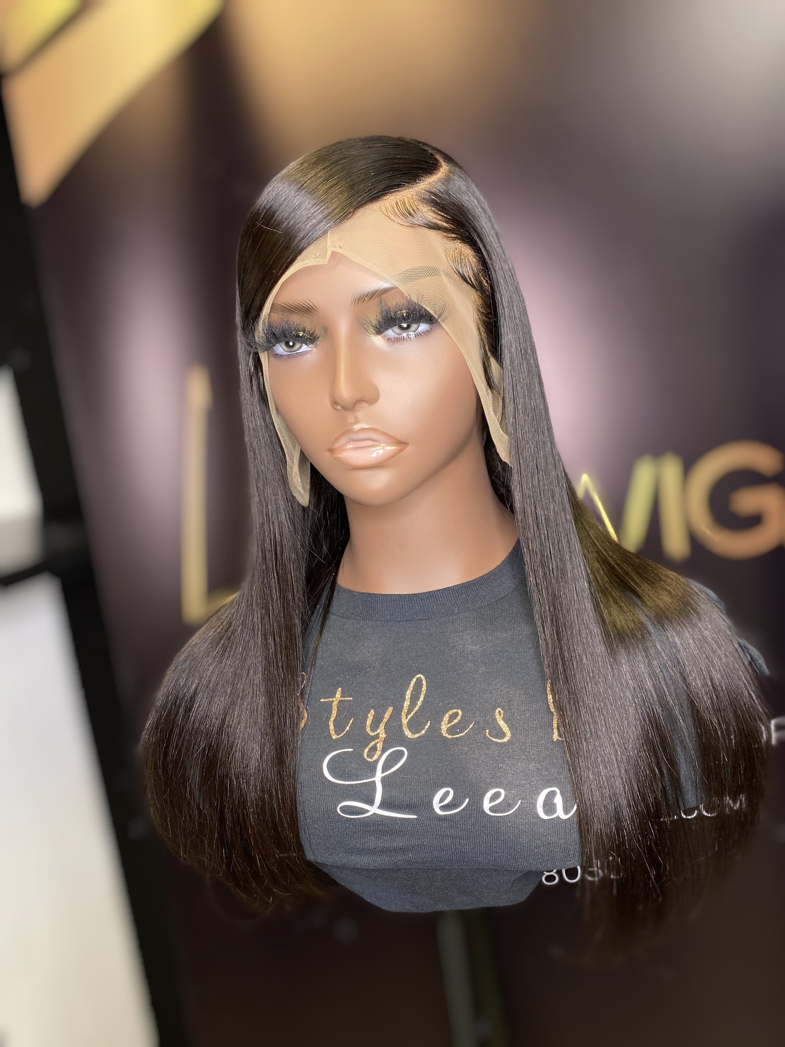 side part lace wig