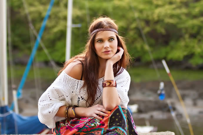 Hippy Fashion Hi-res Stock Photography And Images Alamy