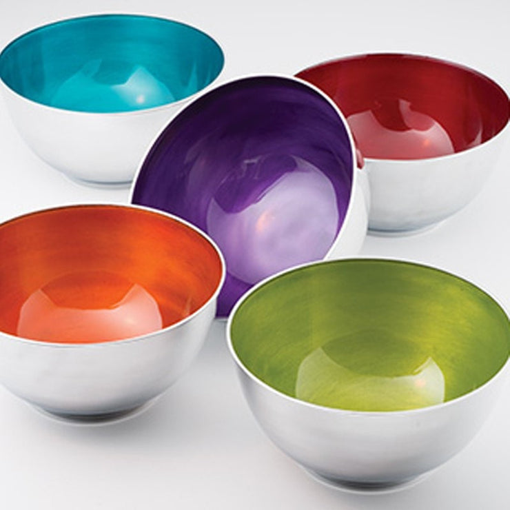 Recycled Aluminium Snack Bowl Set of 5 The Hippy Clothing Co.