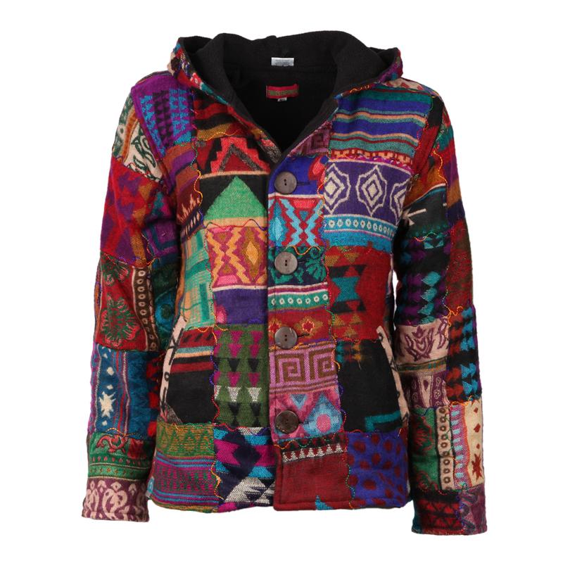Petite Patchwork Coat Fleece Lined | The Hippy Clothing Co | The Hippy ...