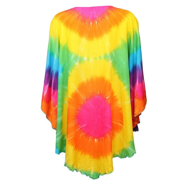 Tie Dye Beach Poncho Top – The Hippy Clothing Co.