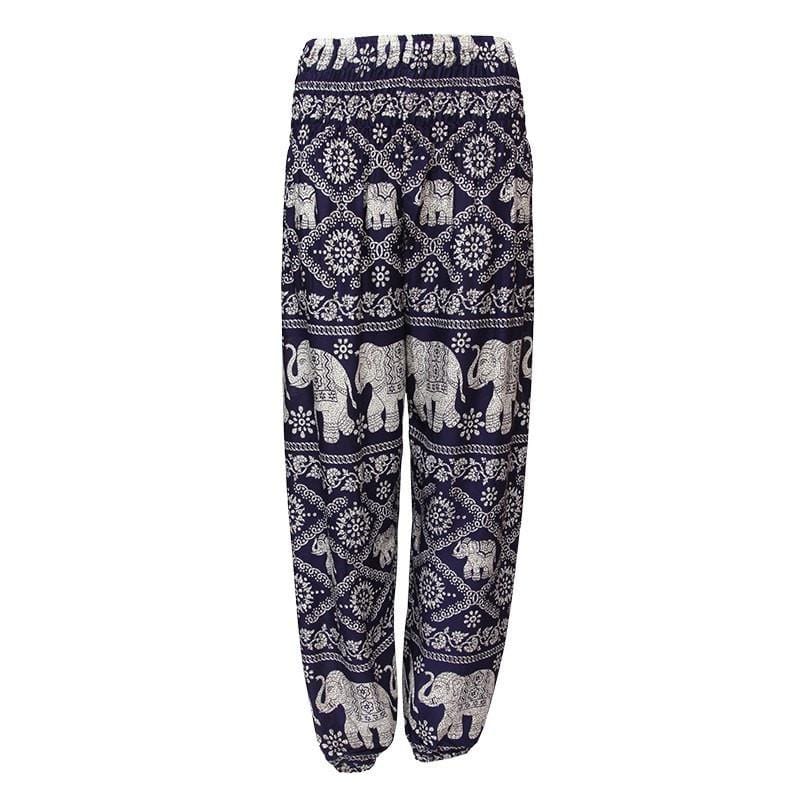 Thai Elephant Print Harem Trousers – The Hippy Clothing Co.