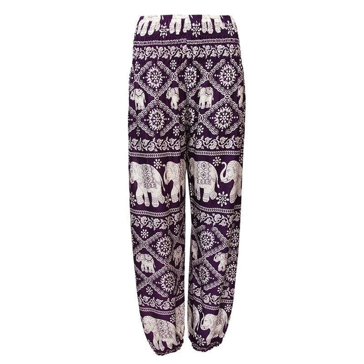 Thai Elephant Print Harem Trousers – The Hippy Clothing Co.