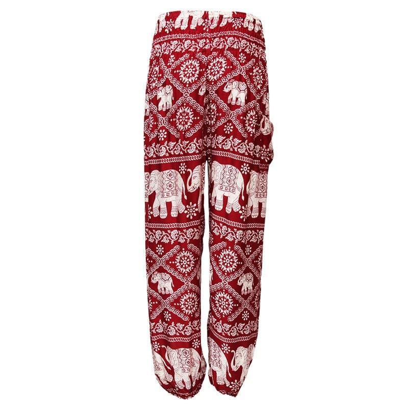 Thai Elephant Print Harem Trousers – The Hippy Clothing Co.