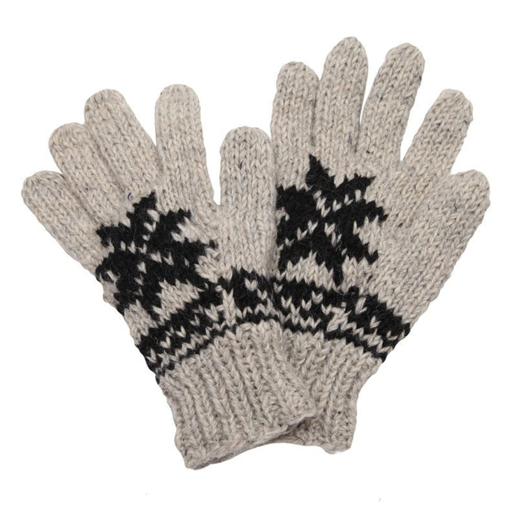 Grey Fairisle Woollen Gloves – The Hippy Clothing Co.