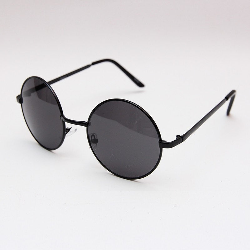 Oversized Metal Round Sunglasses 6cm – The Hippy Clothing Co.