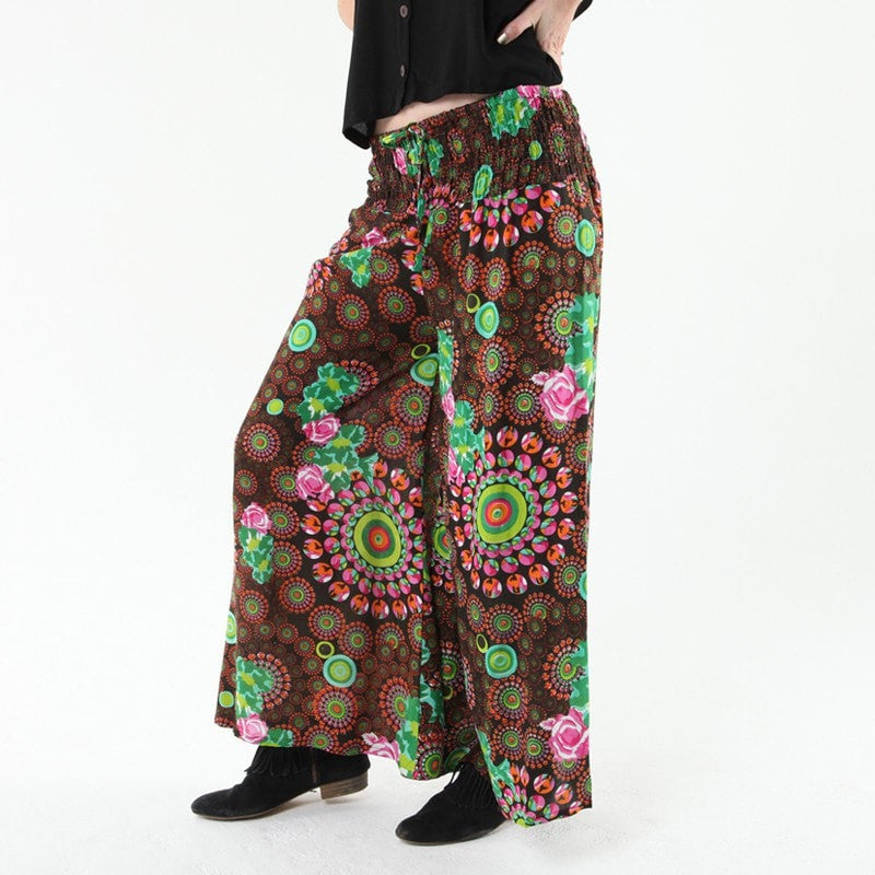 Mixed Print Palazzo Trousers – The Hippy Clothing Co.