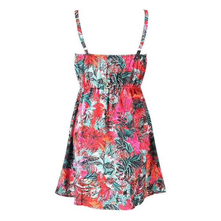Hot Tropical Print Skater Dress – The Hippy Clothing Co.