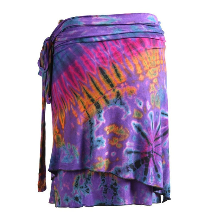 Tie Dye Jersey Wrap Skirt – The Hippy Clothing Co.