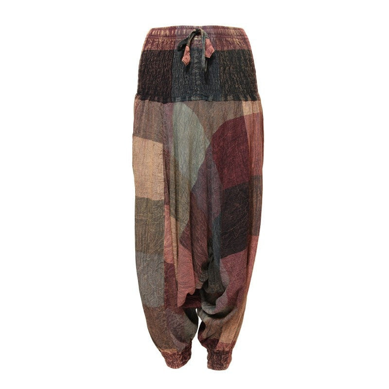 Men's Large Check Harem Pants – The Hippy Clothing Co.