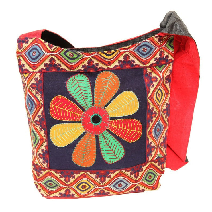 Flower Across Body Slouch Bag – The Hippy Clothing Co.