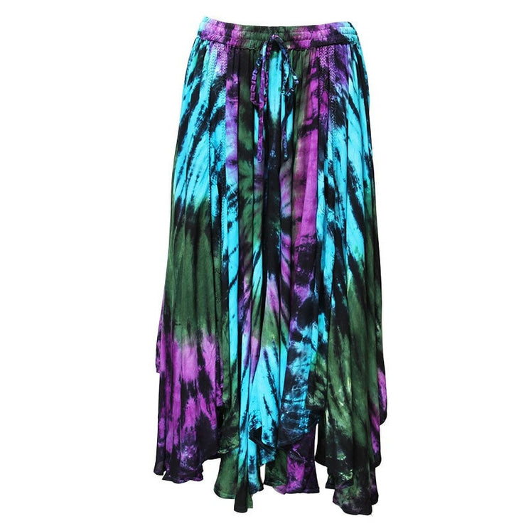 Midi Embroidered Tie Dye Gypsy Skirt – The Hippy Clothing Co.