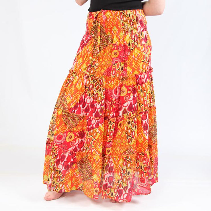 Long Cotton Gypsy Skirt The Hippy Clothing Co.