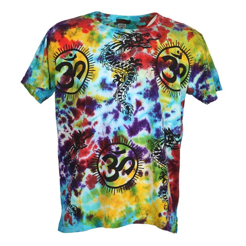 Oversized Tie-Dye & Screen Print T Shirt – The Hippy Clothing Co.