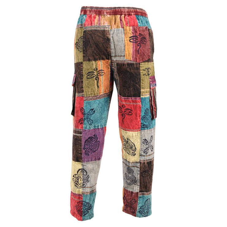 Fleece Lined Patchwork Trousers – The Hippy Clothing Co.