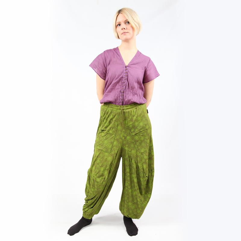 Spiral Pattern Balloon Harem Pants – The Hippy Clothing Co.