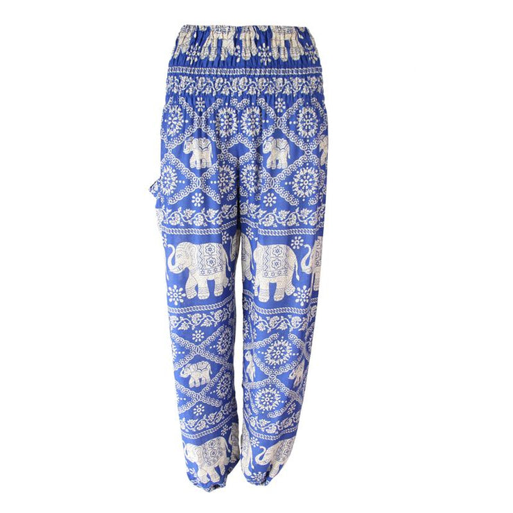 Thai Elephant Print Harem Trousers – The Hippy Clothing Co.