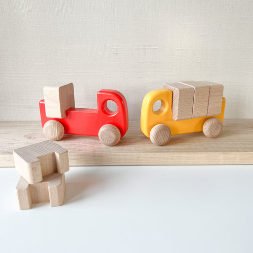 Wooden Cement Mixer - Toy Truck - Goki Nature — Oak & Ever