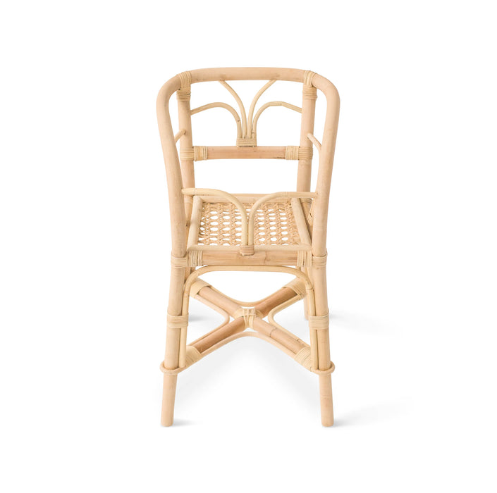 rattan doll highchair