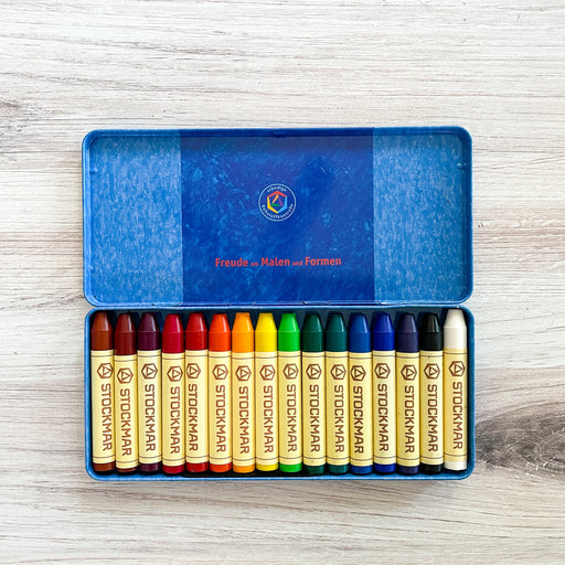 Vintage Stockmar Knetbienenwachs Modeling Beeswax 6 Bars 125g in 6 Colours