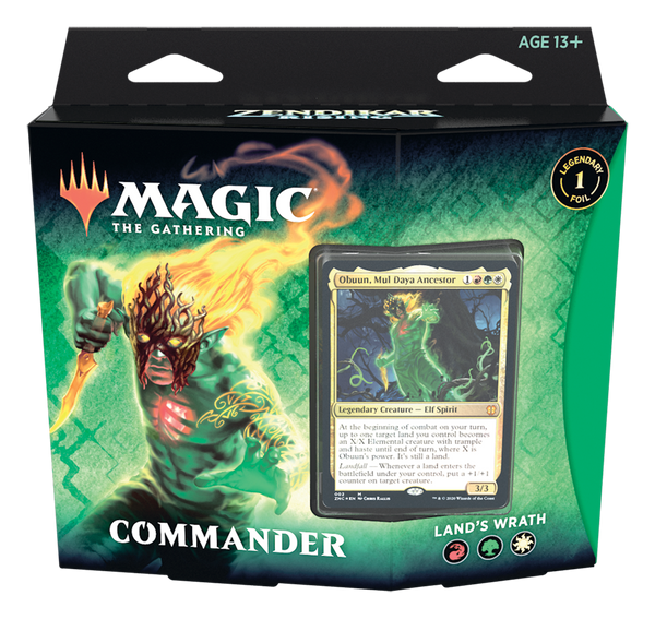 Zendikar Rising Commander Deck Land S Wrath Hfx Games - rbx land